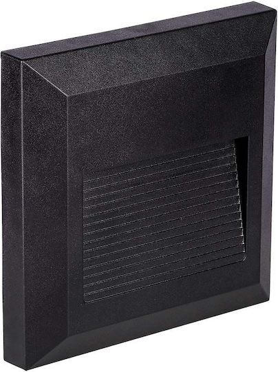 V-TAC Wall-Mounted Outdoor Spot Light LED IP65 2W with Warm White Light 12.4x12.4εκ.