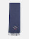 Paul & Shark Men's Wool Scarf Navy Blue