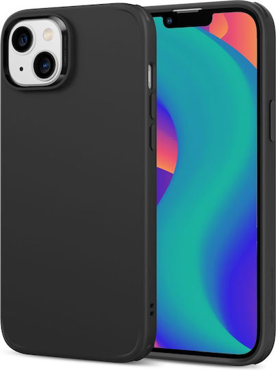 ESR CH Halolock Umschlag Rückseite Silikon 0.5mm Schwarz (iPhone 14 Plus)