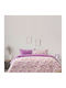 Kocoon Bettbezug-Set Einzelbett mit Kissenbezug 165x245 Fall Lilac
