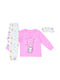 Εβίτα Kinder Schlafanzug Winter Baumwolle Rosa