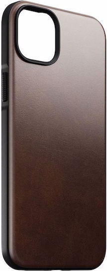 Nomad Back Cover Piele 0.75mm Maro (iPhone 14 Plus)