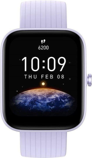 Amazfit Bip 3 44mm Smartwatch with Heart Rate Monitor (Blue)