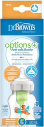 Dr. Brown's Plastic Bottle Options+ Anti-Colic with Silicone Nipple for 3+ months Squirrel 330ml 1pcs