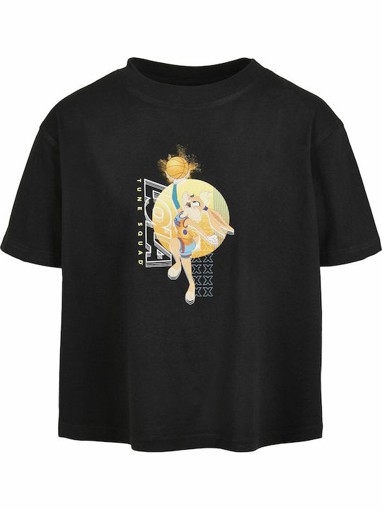 Παιδικό Crop Top Κοντομάνικο Μαύρο