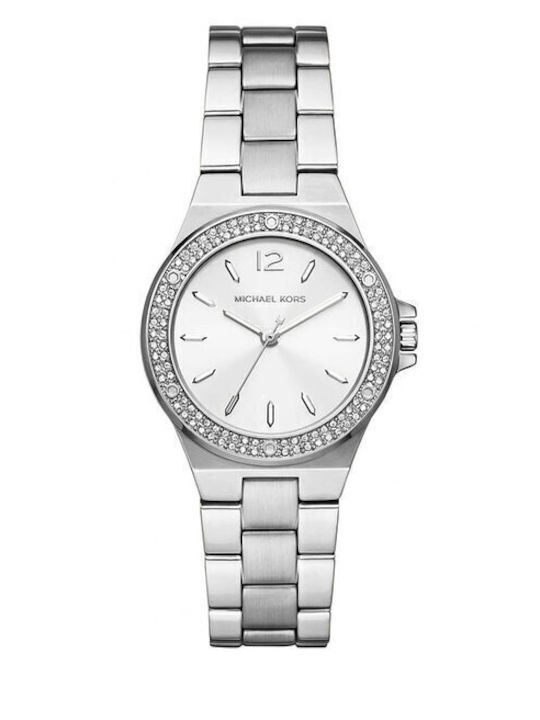 Michael Kors Lennox Womens Watch 33mm Battery with Silver Stainless Steel Bracelet