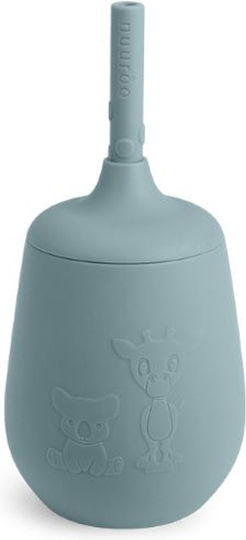 Nuuroo Baby Cup Adita made of Silicone Light Blue 230ml for 12m+m+