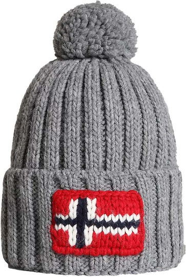 Semiury Beanie Unisex Beanie mit Rippstrick in Gray Farbe