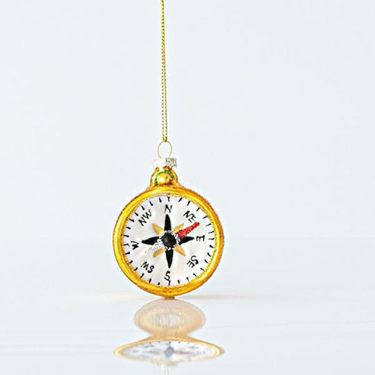 Glass Gold Ornament