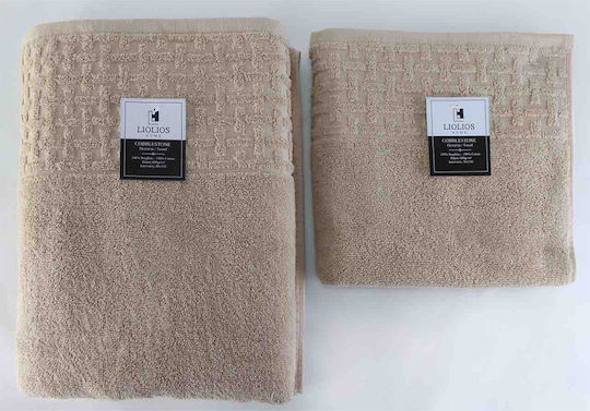 Liolios Home Geschirrtuch Cobblestone 50x100εκ. Natural Gewicht 600gr/m²
