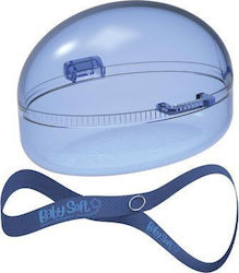 BabySoft Case Pacifier made of Plastic Light Blue