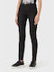 Emporio Armani High Waist Women's Jean Trousers in Skinny Fit Black