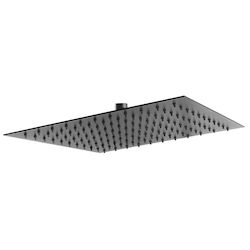 Ferro DSN08BL Rechteckige Duschkopf 30x30cm Schwarz