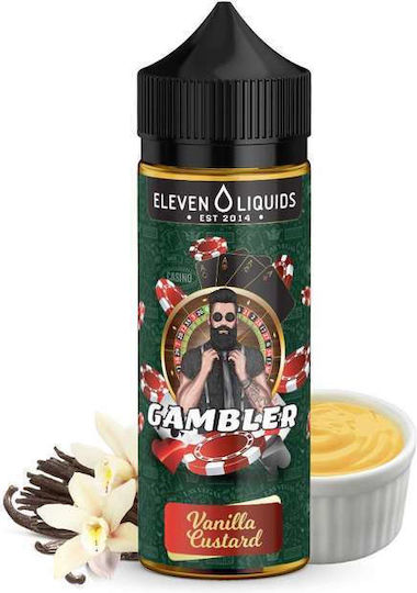 Eleven Liquids Flavor Shot Gambler Vanilla Custard 24ml/120ml 1τμχ