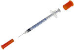 Romed insulin syringe 1ml 29G x 12mm 1/2" (100 pieces)