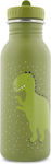 Trixie Kids Stainless Steel Thermos Water Bottle Mr. Dino Green 500ml 19