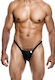 MOB Erotic Wear Y Buns Thong Black