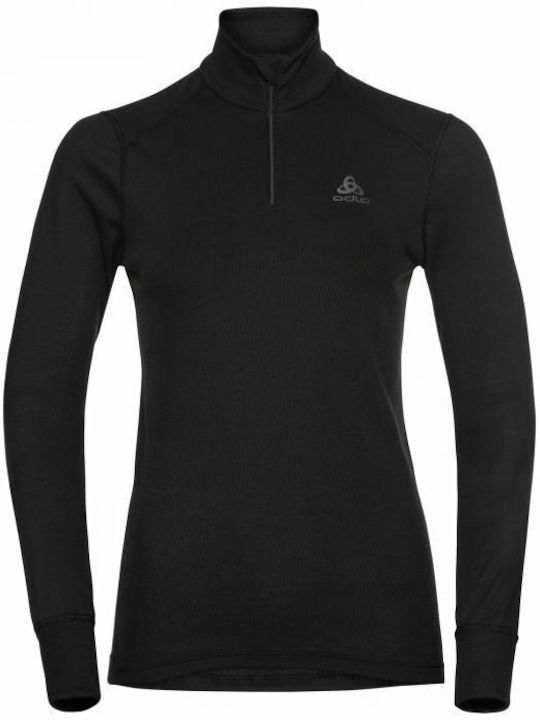 Odlo Active Warm Eco Half-Zip Bluza termică pentru bărbați cu mâneci lungi Negru