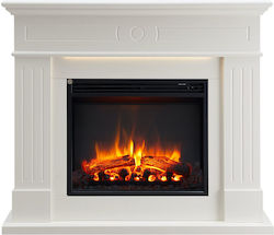 Richen Leandros Επιδαπέδιο Ηλεκτρικό Τζάκι 2000W 110x95cm Λευκό Richen Leandros Επιδαπέδιο Ηλεκτρικό Τζάκι 2000W 110x95cm Λευκό