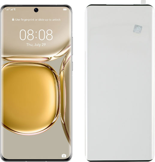 Idol 1991 Semi Curved Finger Unlock 3D 0.30mm Full Face Tempered Glass Negru (Huawei P50 Pro) 8322556