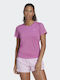 Adidas Adizero Femeie Sport Tricou Uscare rapidă Semi Pulse Lilac