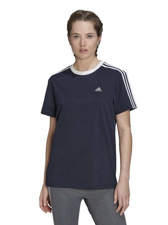 Adidas Essentials Women's Athletic T-shirt Navy Blue