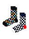 Happy Socks Big Dot Gemusterte Socken Mehrfarbig 2Pack