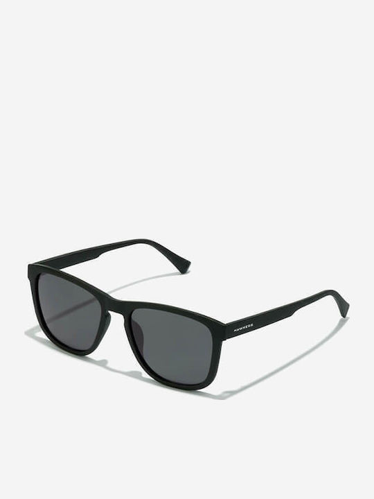 Hawkers Zhanna Unisex Sunglasses with Black Plastic Frame and Gray Polarized Lens HZHA22BBTP