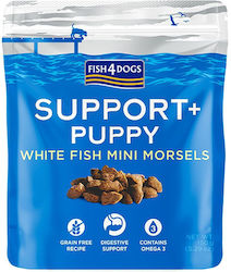 Fish4Dogs Support+ White Mini Morsels Treat for Dogs in Tablets for Gastrointestinal Disorders