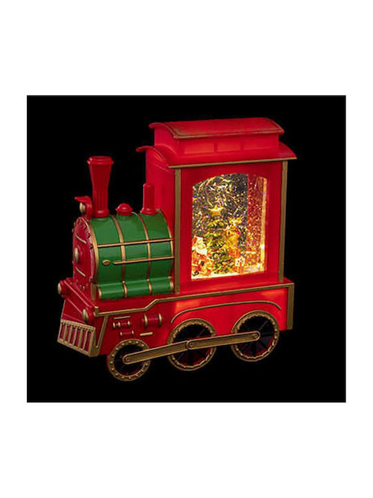 Trenuleț Decorativ De Crăciun Iluminat Cu Baterie 20.7x8x22cm