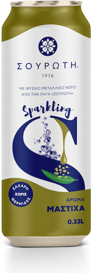 Souroti Carbonat Apă cu Aromă de Mastic 1x0.33lt