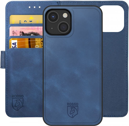 Rosso Element 2 In 1 Wallet Δερματίνης 2mm Μπλε (iPhone 13 mini)