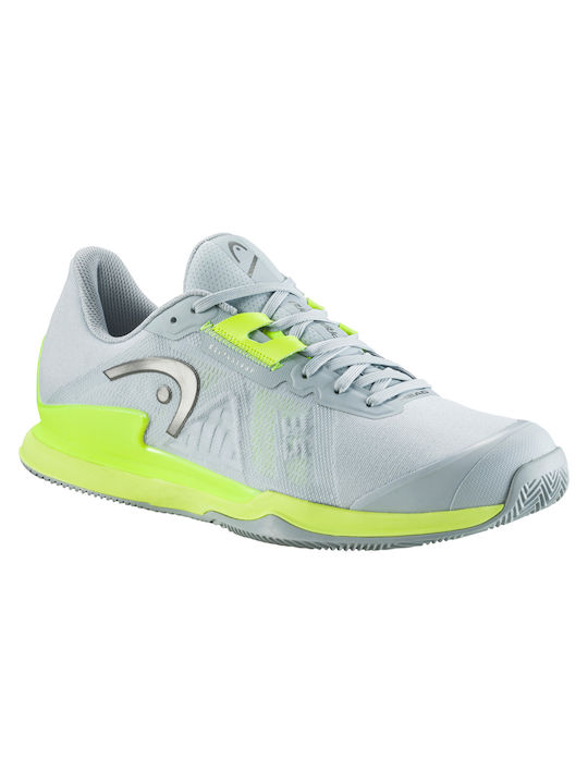 Head Sprint Pro 3.5 Ανδρικά Παπούτσια Τένις για Χωμάτινα Γήπεδα Γκρι