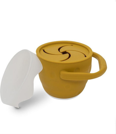 Interbaby Yellow Silicone Container for 6+ Months