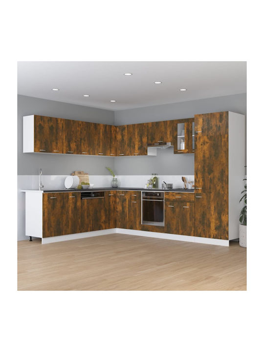 Επιδαπέδιο Ντουλάπι Καπνιστή Δρυς 60x46x81.5εκ.