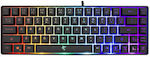 White Shark Ronin Gaming Πληκτρολόγιο 60% με RGB φωτισμό (Αγγλικό US)