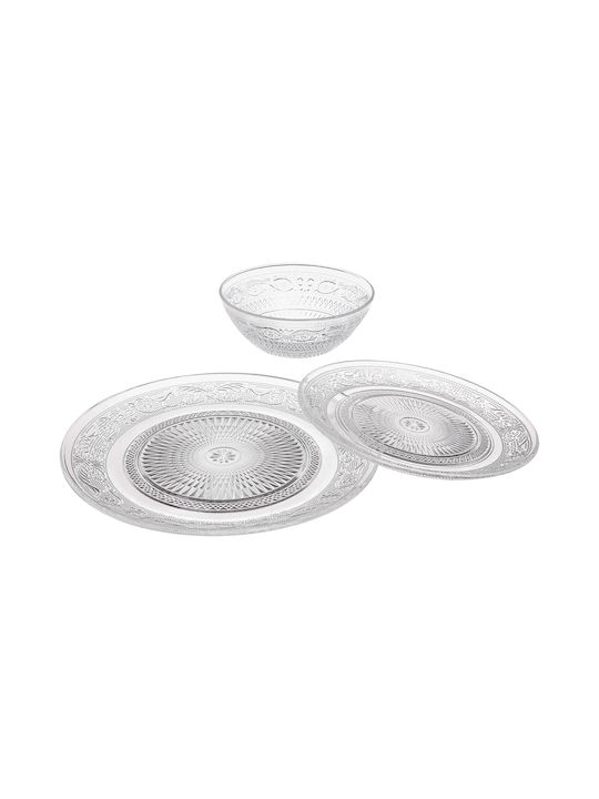 Secret de Gourmet Vaisselle Geschirrset Glas Transparent 18Stück