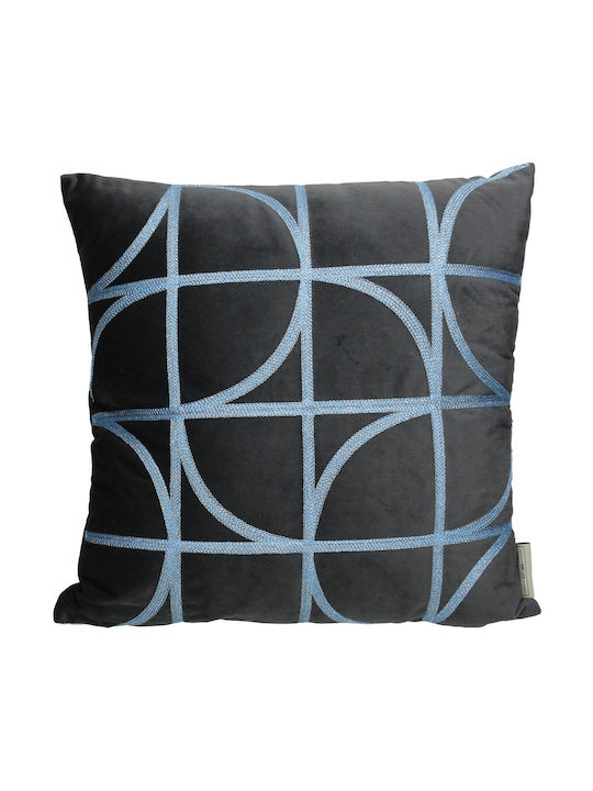 Zaros Sofa Cushion from Velvet Blue 45x45cm.