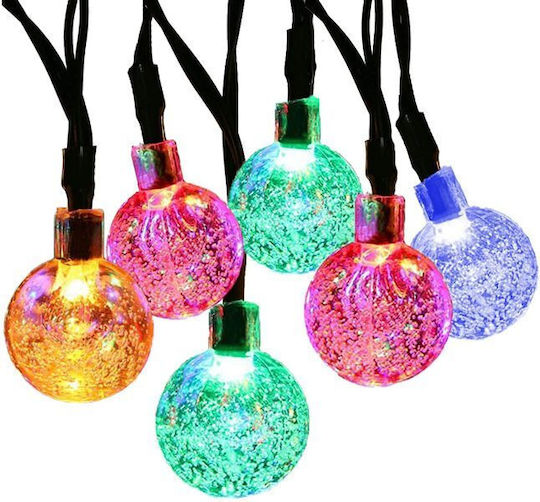 20 Lights LED 5m. Multicolor Solar in String 1pcs