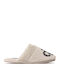 Winter Damen Hausschuhe mit Fell Beige