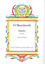 Boosey & Hawkes Shostakovich Sonata Op.134 Παρτιτούρα για Βιολί