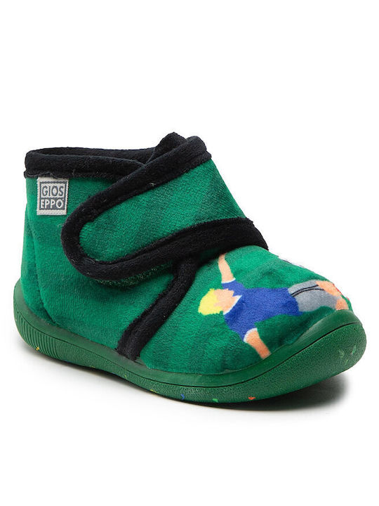 Gioseppo Kids Slipper Ankle Boot Green