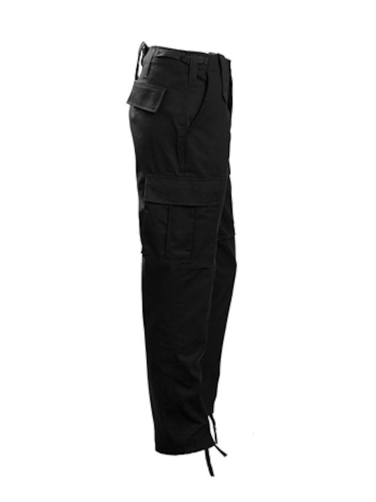 Army Race BDU Rip-Stop Военен Бермуда Едноцветно в Черен Цвят