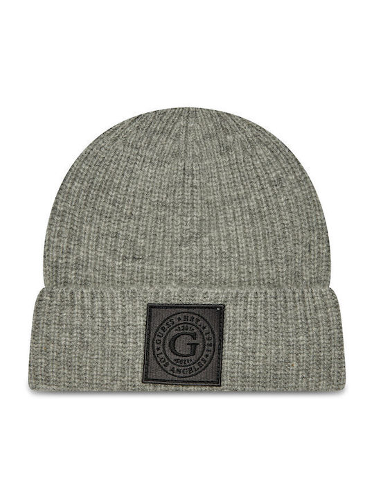 Guess Knitted Beanie Cap Gray