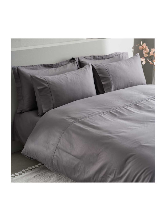 Vesta Home Σετ Παπλωματοθήκη Βαμβακοσατέν Υπέρδ...