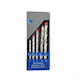 Luckhaus Set of 5 Diamond Drills with Cylindrical Shank for Masonry