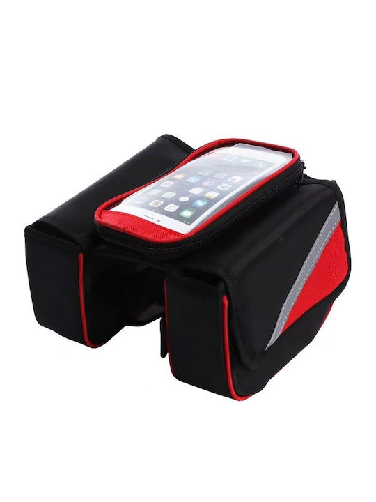 Tpster 30238 Double Bicycle Frame Bag with 7,2"...