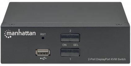Manhattan Switch Manhattan 2-Port DisplayPort 4K@60Hz