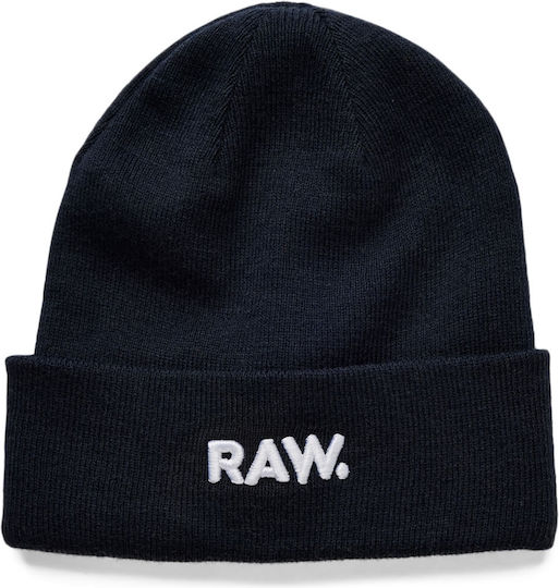 Effo Raw Ανδρικός Beanie Σκούφος Mazarine Blue