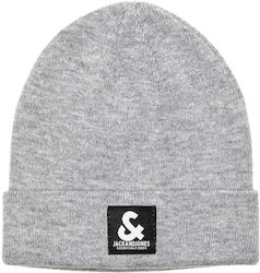 Jack & Jones Beanie Beanie Knitted Light Grey Melange